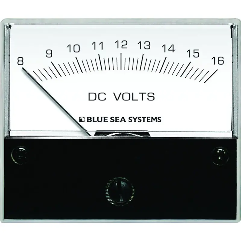 Blue Sea 8003 Dc Analog Voltmeter - 2-3/4" Face, 8-16 Volts Dc [8003] 1