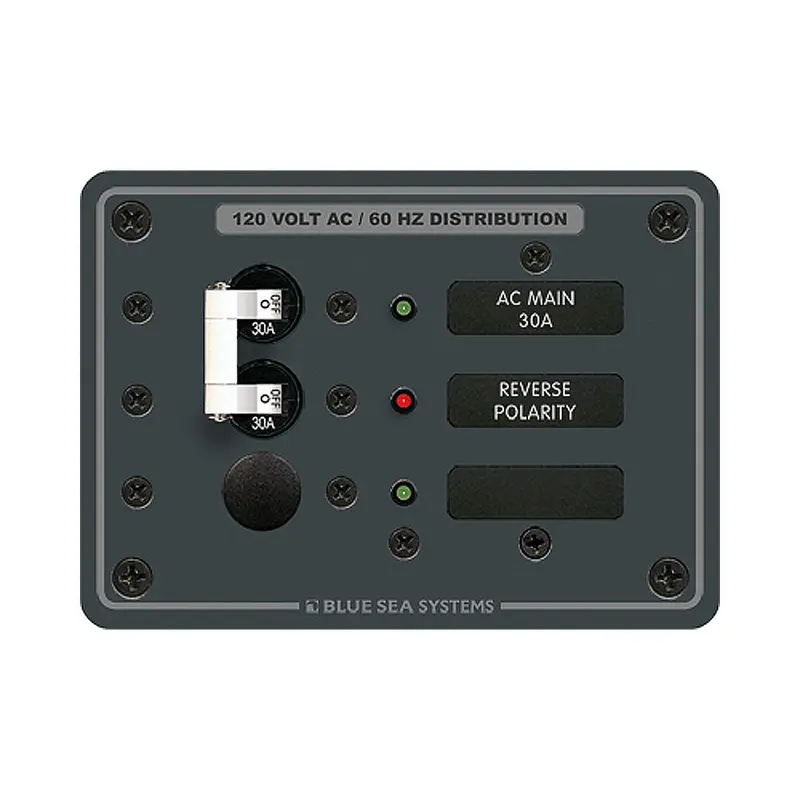 Blue Sea 8029 Ac Main +1 Position Breaker Panel - White Switches [8029] 1