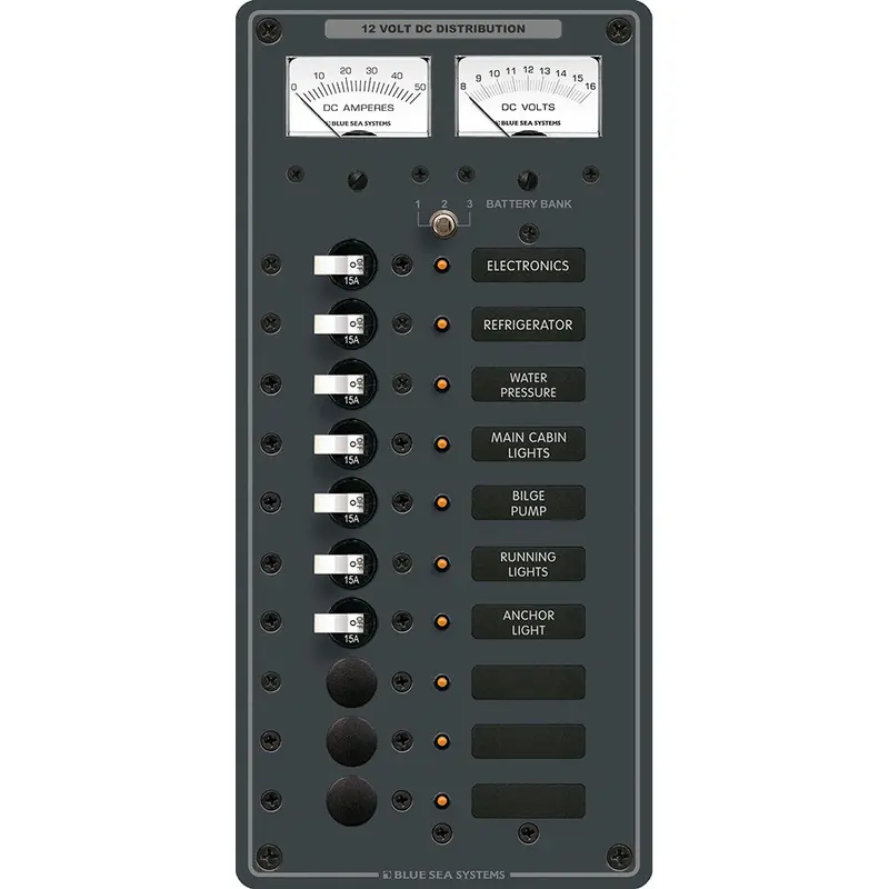 Blue Sea 8082 Dc 10 Position Toggle Branch Circuit Breaker Panel [8082] 1