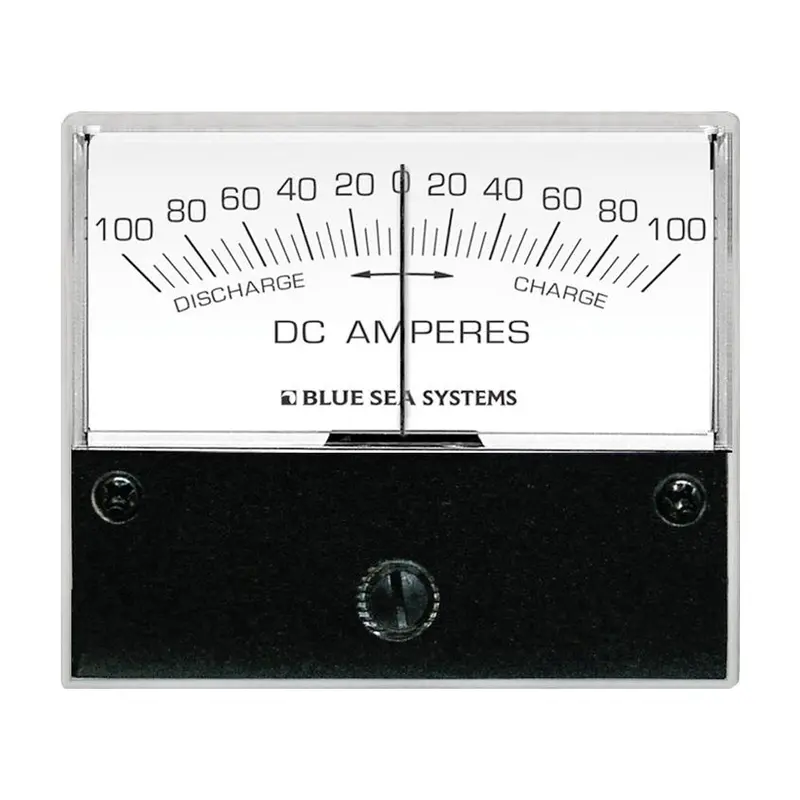 Blue Sea 8253 Dc Zero Center Analog Ammeter - 2-3/4" Face, 100-0-100 Amperes Dc [8253] 1