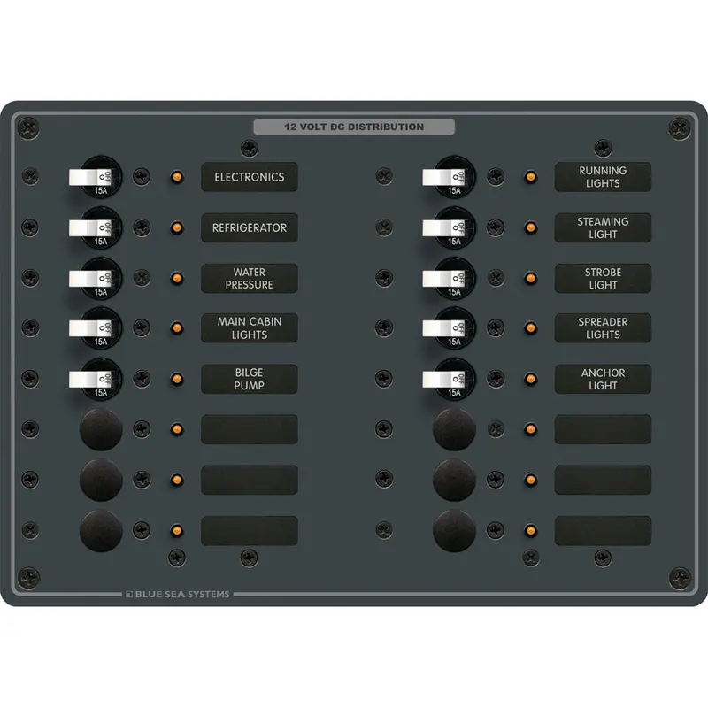 Blue Sea 8377 Panel Dc 16 Position [8377] 1