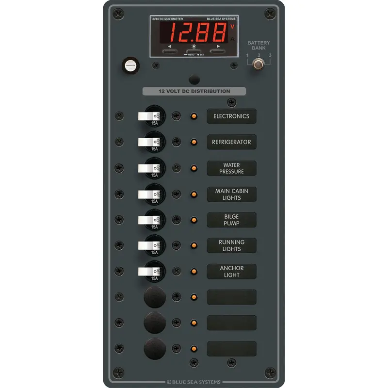 Blue Sea 8402 Dc 10 Position W/Multi-Function Meter [8402] 1