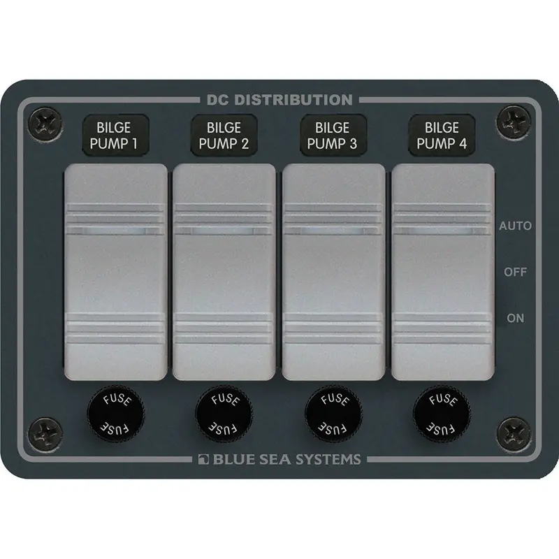 Blue Sea 8666 Contura 4 Bilge Pump Control Panel  [8666] 1