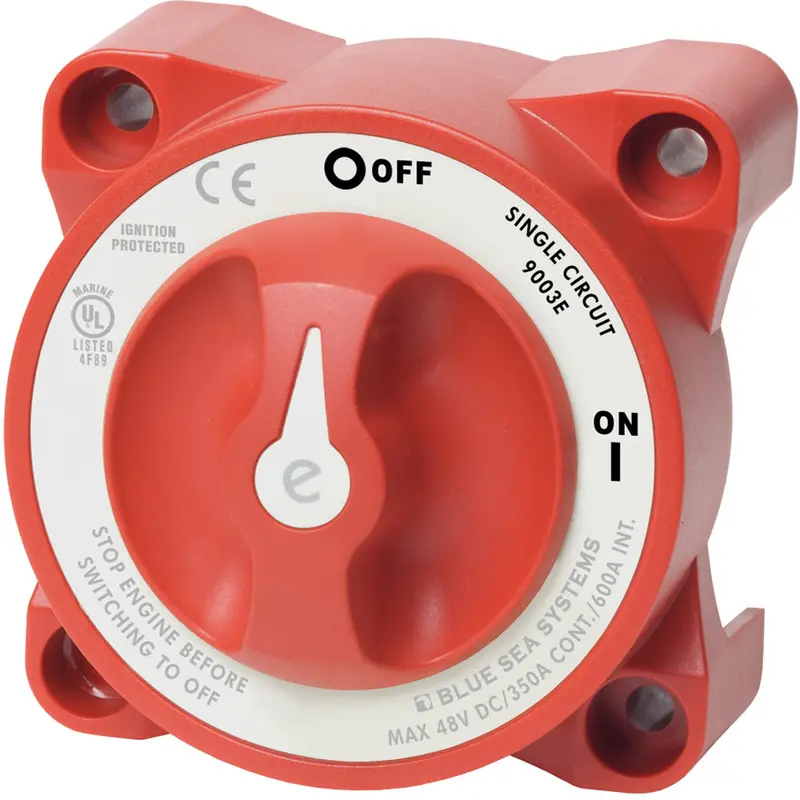 Blue Sea 9003E E-Series Battery Switch Single Circuit On/Off [9003E] 1