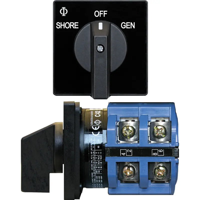 Blue Sea 9011 Switch, Av 120Vac 65A Off +2 Positions [9011] 1