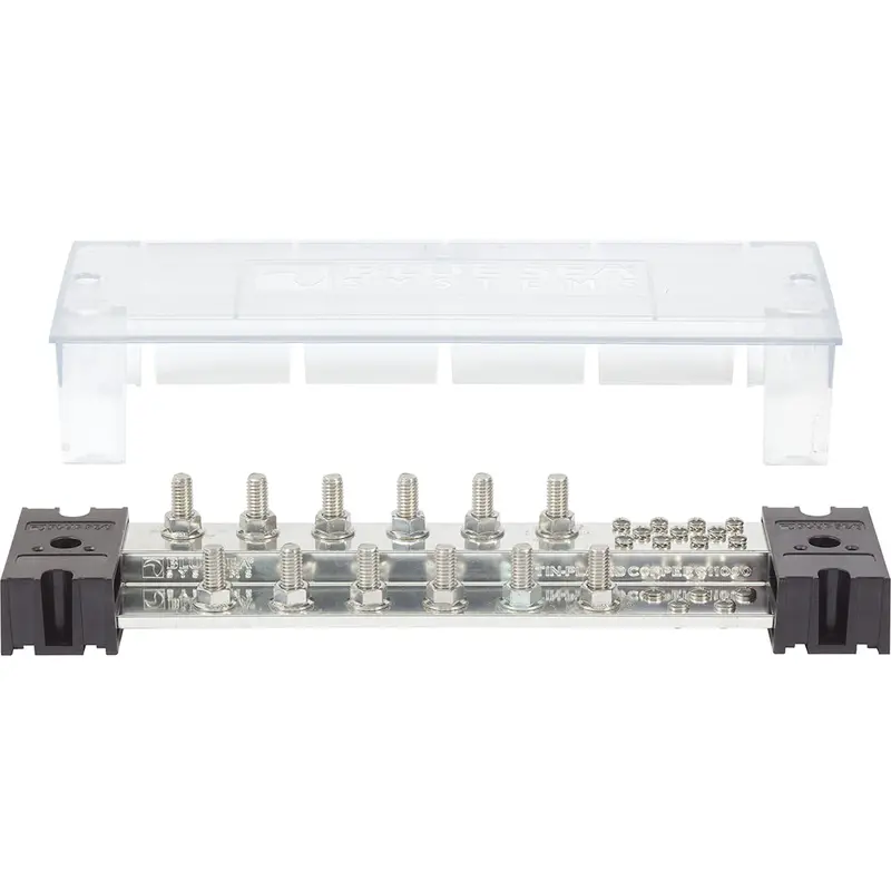 Blue Sea Powerbar 1000 - 12 3/8" Terminal Studs W/Cover [1991] 1