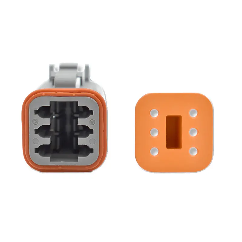 Bluewater 6 Position Female Deutsch Connector W/Wedge Lock [Dt06-6S] 1
