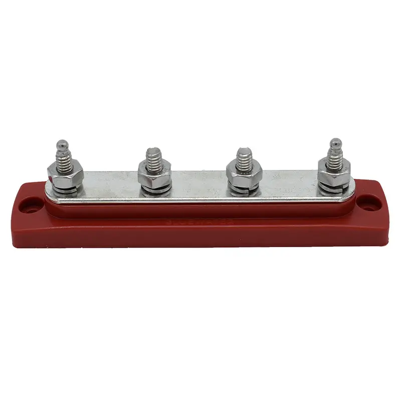 Bluewater Common Stud Busbar 4 Gang - Red [312303-B-025] 1