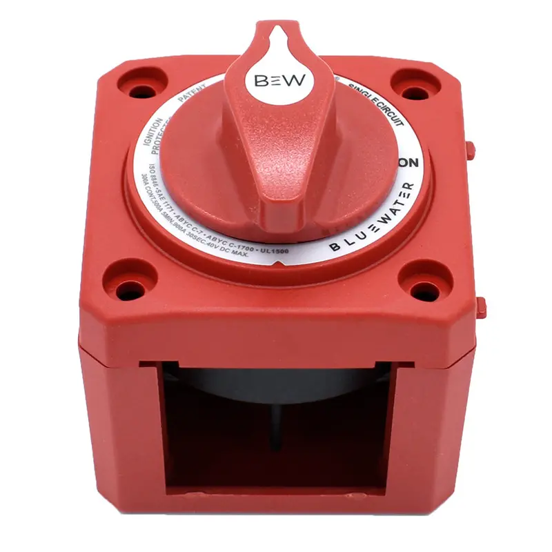 Bluewater On/Off Switch Battery Switch - Surface Mount - Red [9800-006-11] 1