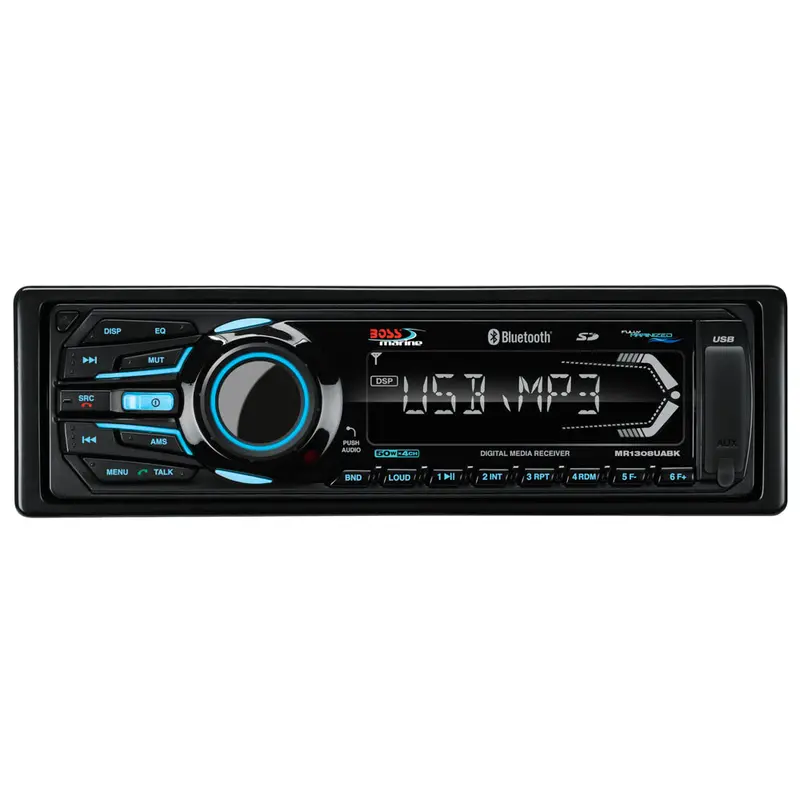 Boss Audio Mr1308uabk Bluetooth - Fully Marinized Mp3-Compatible Digital Media Receiver W/Usb  Sd Memory Card Ports  Aux Input [Mr1308uabk] 1