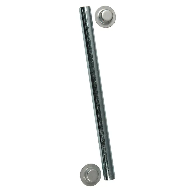 C.E. Smith Package Roller Shaft 1/2" X 5-1/4" W/Cap Nuts - Zinc [10700A] 1