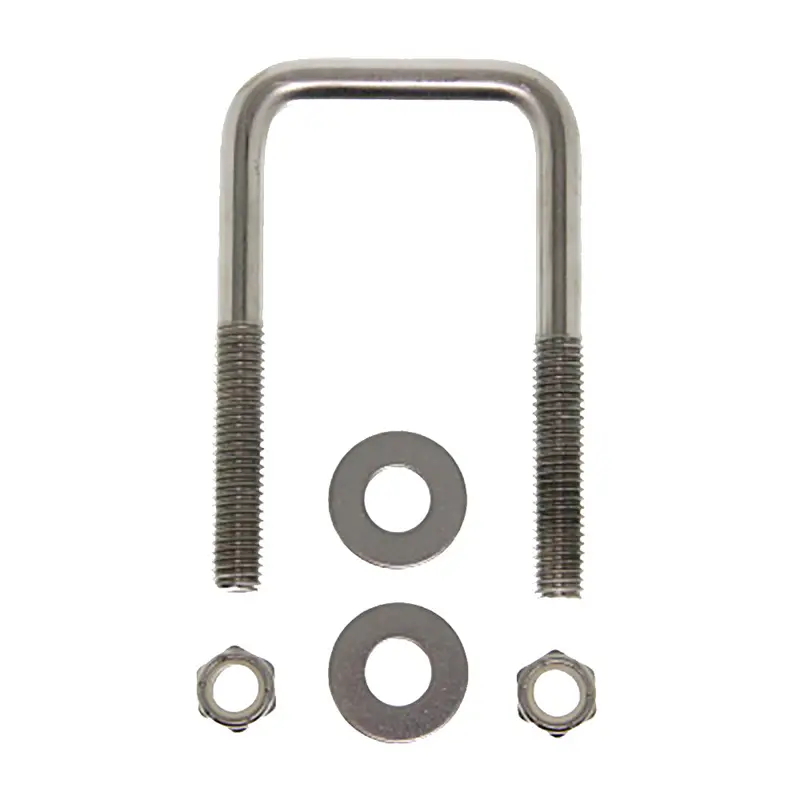 C.E. Smith Zinc U-Bolt 7/16"-14 X 3-1/8" X 3" W/Washers  Nuts - Square [15252A] 1