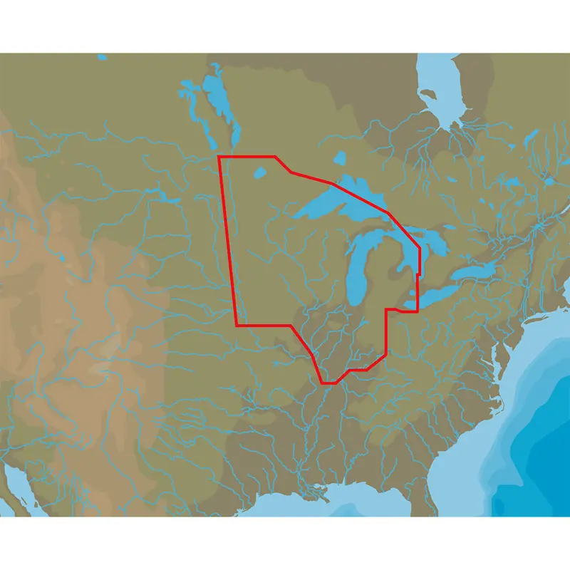 C-Map 4D Lakes Na-D072 North Central [M-Na-D072-Ms] 1