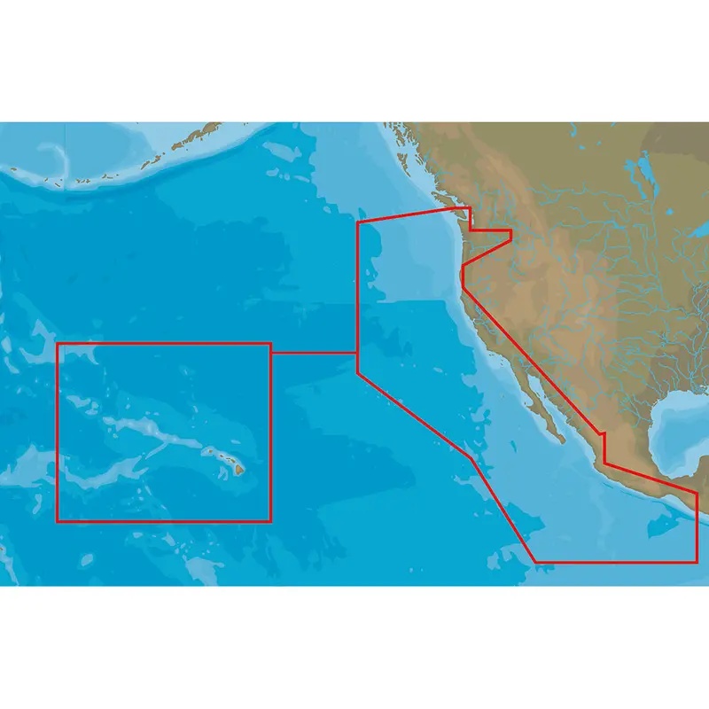 C-Map 4D Na-D024 - Usa West Coast & Hawaii - Full Content [M-Na-D024-Ms] 1