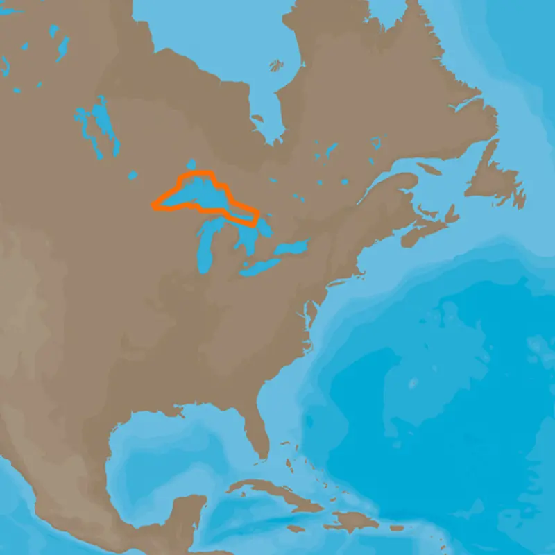 C-Map 4D Na-D930 Lake Superior [M-Na-D930-Ms] 1