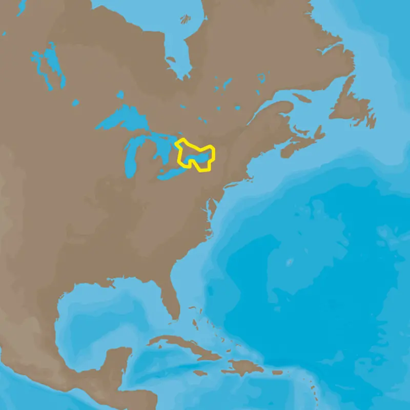 C-Map  4D Na-D934 Lake Ontario And Trent Severn [M-Na-D934-Ms] 1