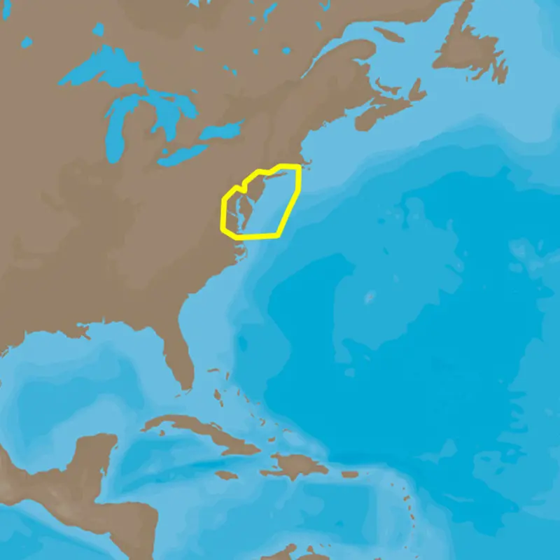 C-Map  4D Na-D941 Block Island To Norfolk [M-Na-D941-Ms] 1