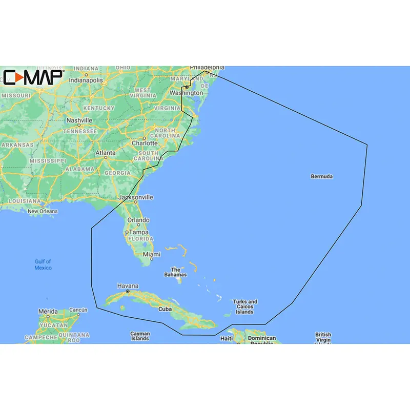 C-Map M-Na-Y203-Ms Chesapeake Bay To Bahamas Reveal Coastal Chart [M-Na-Y203-Ms] 1