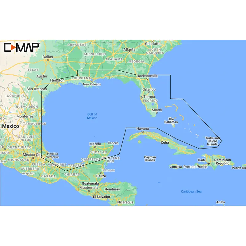 C-Map M-Na-Y204-Ms Gulf Of Mexico To Bahamas Reveal Coastal Chart [M-Na-Y204-Ms] 1
