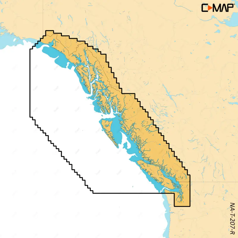 C-Map Reveal X - British Columbia  Puget Sound [M-Na-T-207-R-Ms] 1