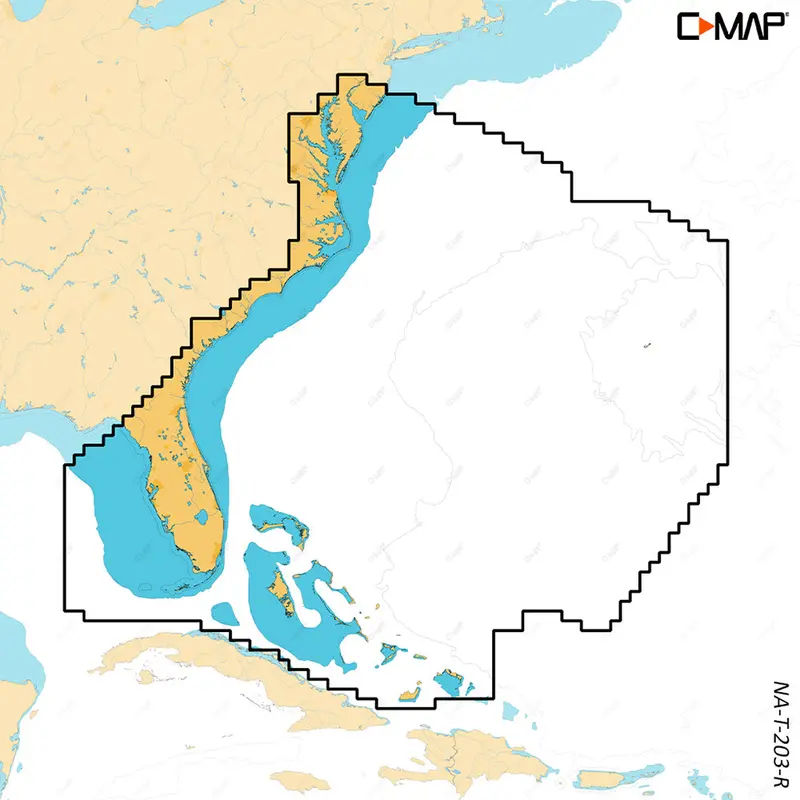 C-Map Reveal X - Chesapeake Bay To The Bahamas [M-Na-T-203-R-Ms] 1