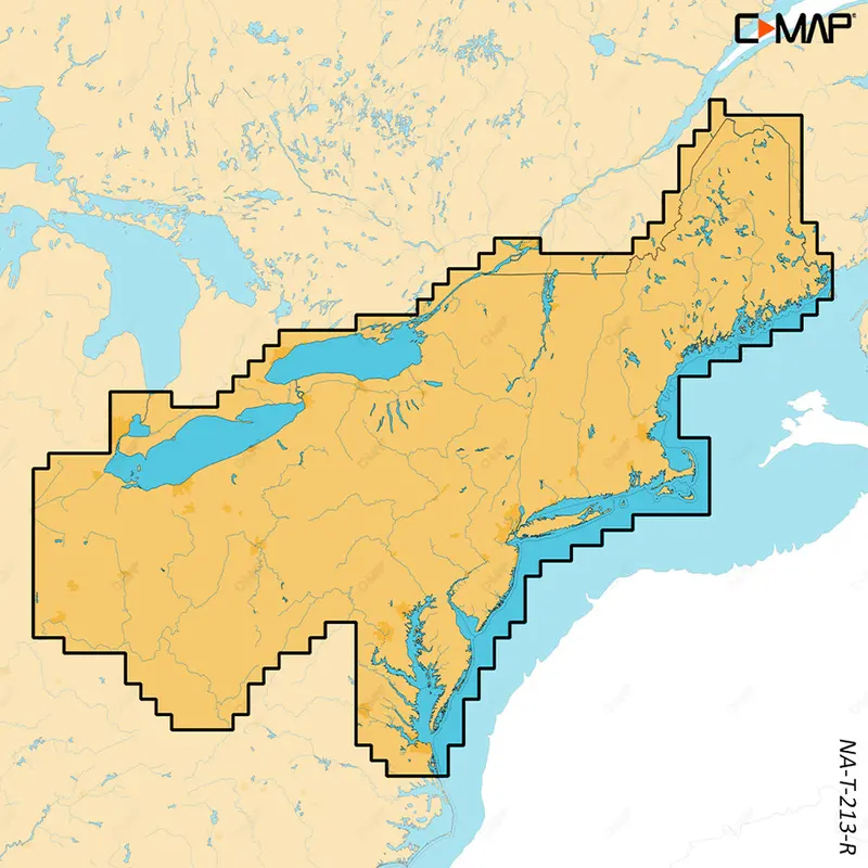 C-Map Reveal X - U.S. Lakes North East [M-Na-T-213-R-Ms] 1