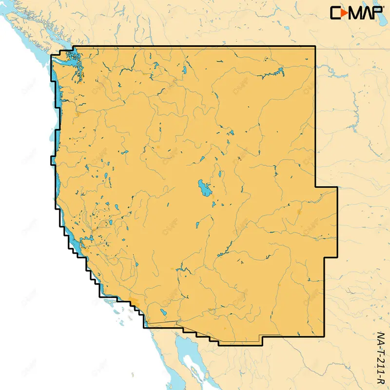 C-Map Reveal X - U.S. Lakes West [M-Na-T-211-R-Ms] 1