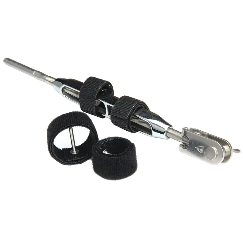 C. Sherman Johnson Wrap Pins Hook  Loop Pin Locking Devices F/Open Body Turnbuckles 1/4" - 2-Pack [Wrapc2-P] 1