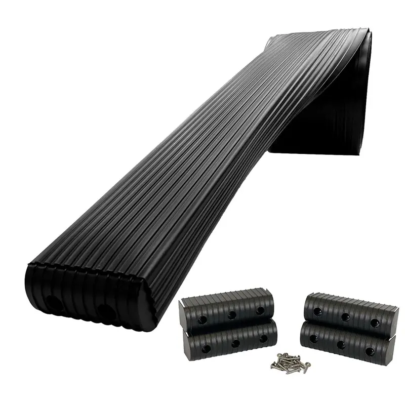 Caliber Bunkwrap Kit - Black 24' X 2" X 6" Roll + 4 Caps + Hrdw Roll + 4 Endcaps  Stainless Steel Hardware [23056-Bk] 1