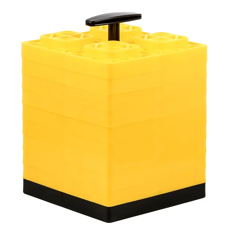 Camco Fasten Leveling Blocks W/T-Handle - 2X2 - Yellow *10-Pack [44512] 1