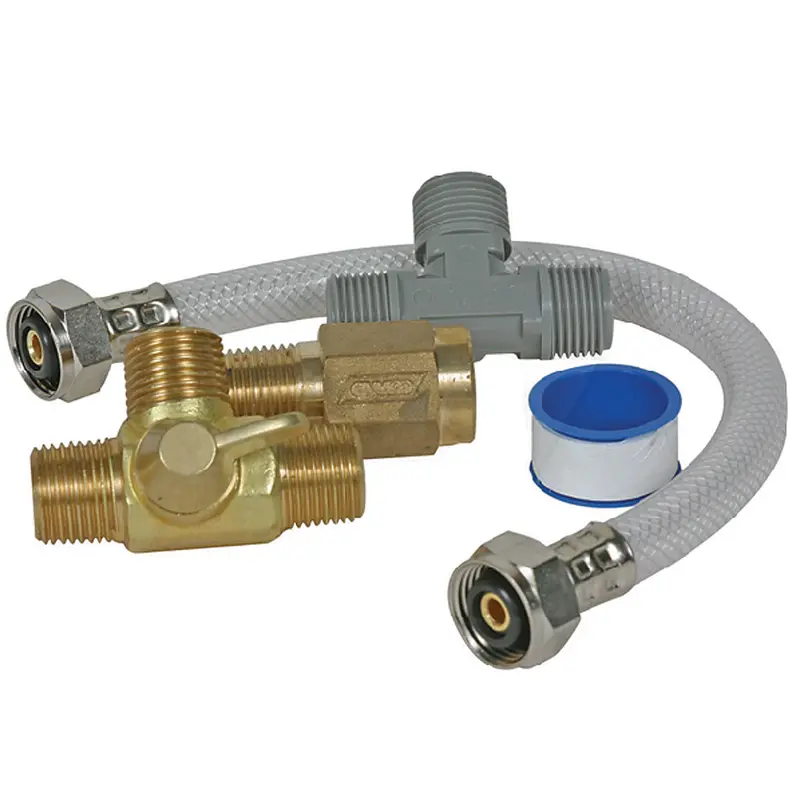 Camco Quick Turn Permanent Waterheater Bypass Kit [35983] 1