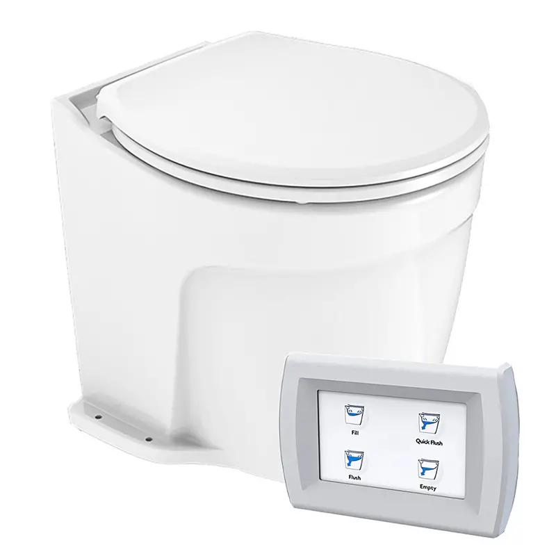 Commodore Deluxe Flush Electric Toilet - Raw Water Pump [Cm6rmt] 1