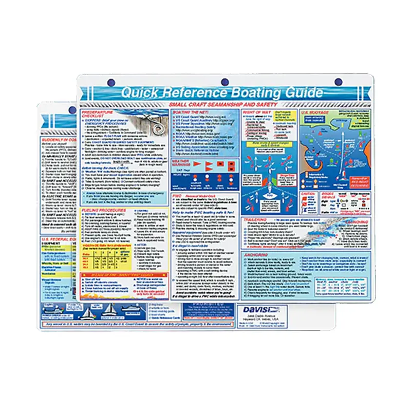 Davis Quick Reference Boating Guide Card [128] 1