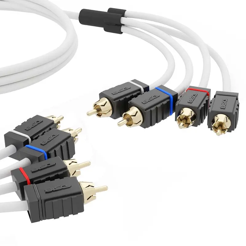 Ds18 Marine Tinned Ofc Rca Cable - 4 Channel - 6 [Mofcr-6Ft.4Ch] 1