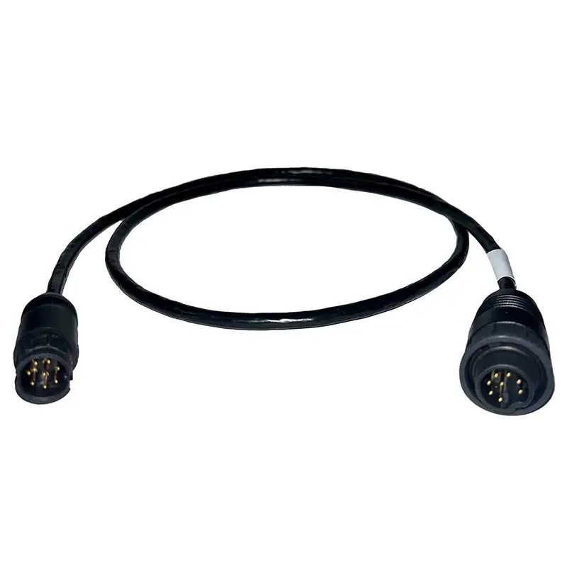 Echonautics 1M Adapter Cable W/Male 8-Pin Black Box Connector F/Echonautics 300W, 600W  1Kw Transducers [Cbccms0501] 1