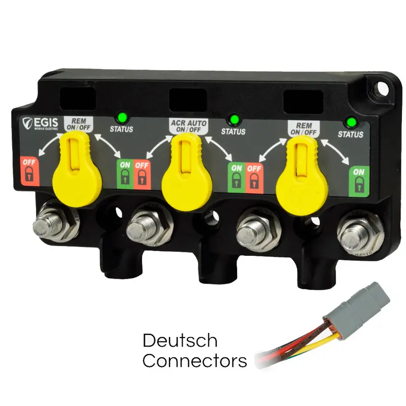 Egis Xd Series Triple Flex 2 Relay-Acr-Relay W/Knobs  3X Dtm Connector [8830-1535] 1