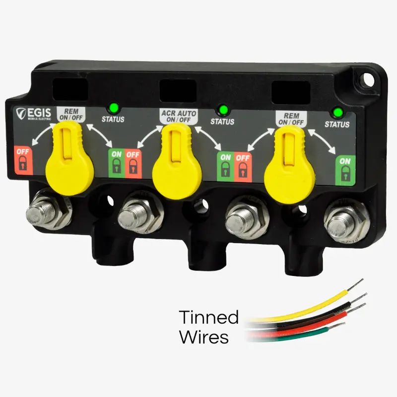 Egis Xd Series Triple Flex 2 Relay-Acr-Relay W/Knobs  Tinned Wires [8730-1535] 1