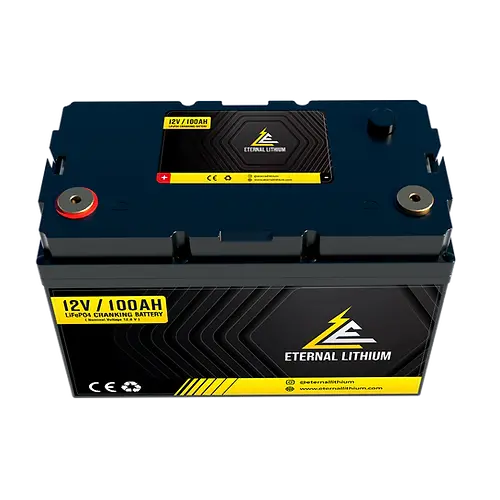 Eternal Lithium 12V 100Ah Dual Purpose 1200Cca Battery 1