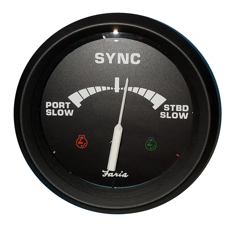 Faria 4" Gauge Engine Synchronizer F/Dual Engines Gas  Diesel [32807] 1