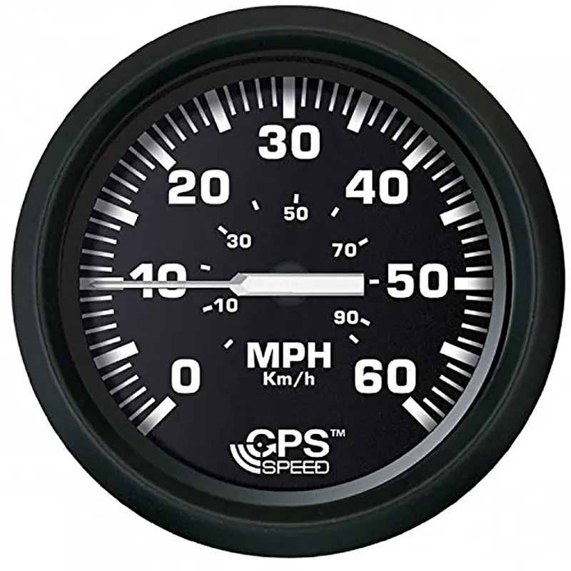 Faria Euro Black 4" Speedometer 60Mph (Gps) [32816] 1