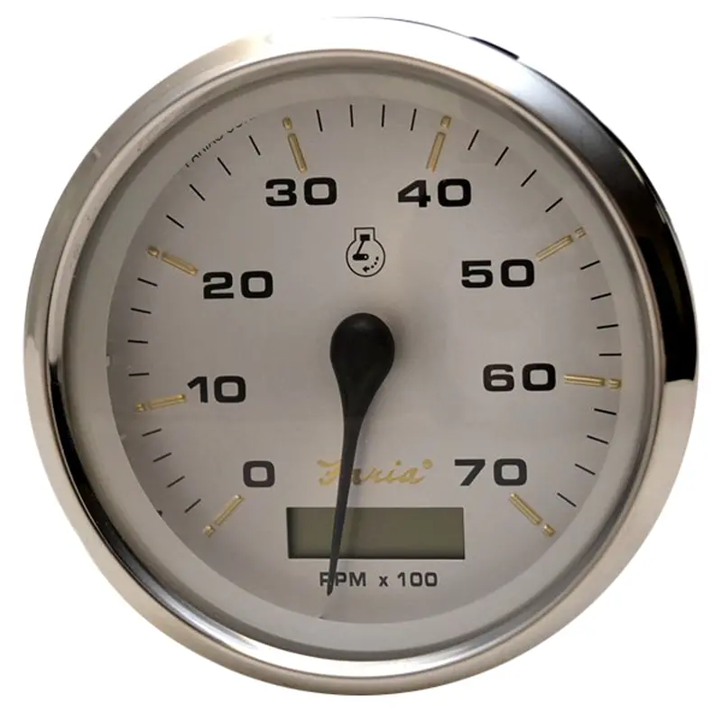 Faria Kronos 4" Tachometer W/Hourmeter - 7,000 Rpm (Gas - Outboard) [39040] 1