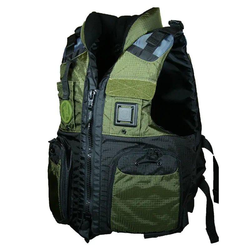 First Watch Av-800 Four Pocket Flotation Vest - Od Green - Small To Medium [Av-800-Gn-S/M] 1
