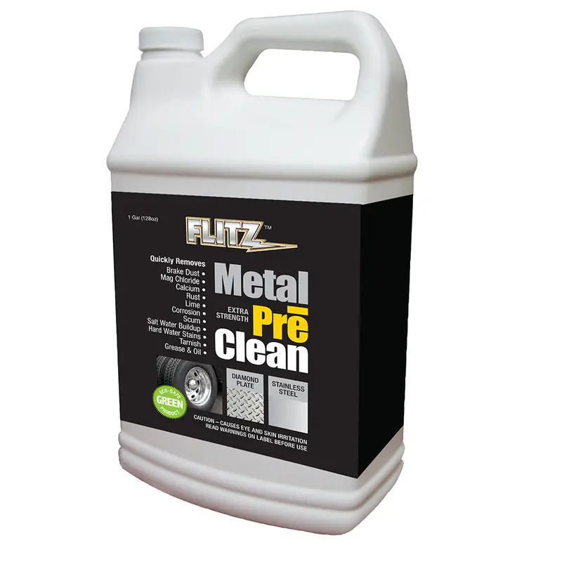 Flitz Metal Pre-Clean - All Metals Including Stainless Steel - Gallon Refill [Al 01710] 1