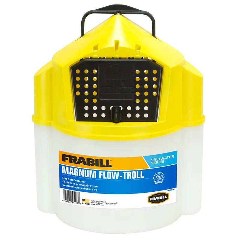 Frabill Magnum Flow Troll Shrimp Bucket - 10 Quart [451205] 1