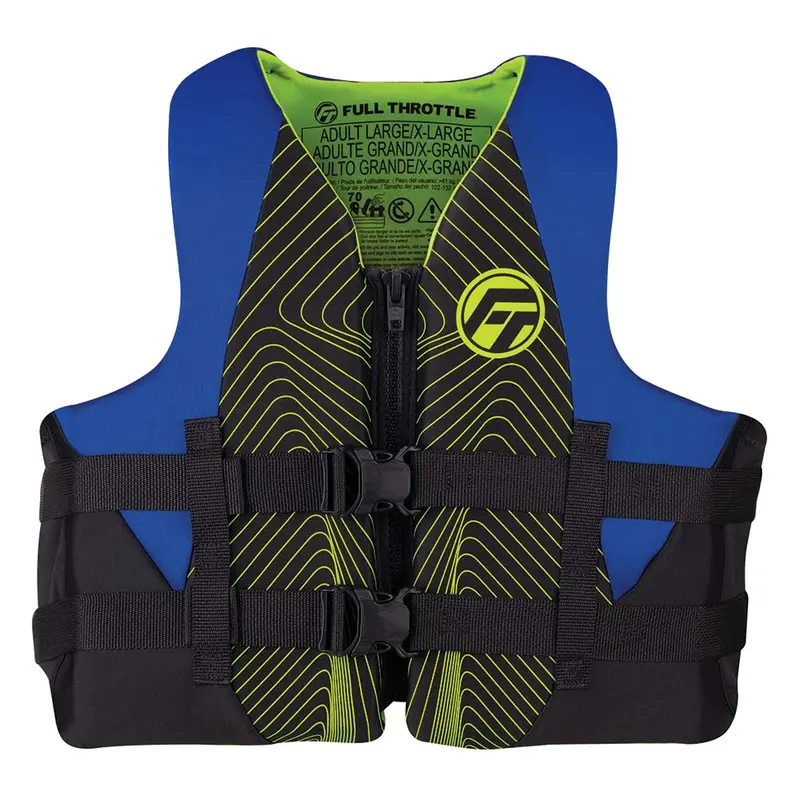 Full Throttle Adult Rapid-Dry Life Jacket - S/M - Blue/Black [142100-500-030-22] 1