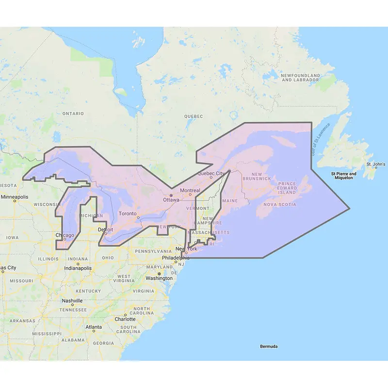 Furuno Great Lakes  Maritimes Vector Charts - 3D Data  Standard Resolution Satellite Photos - Unlock Code [Mm3-Vna-026] 1