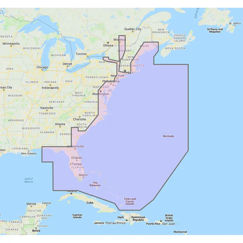 Furuno U.S. East Coast, Bahamas  Bermuda - Vector Charts  Standard Resolution Satellite Photos F/Bahamas - Unlock Code [Mm3-Vna-022] 1