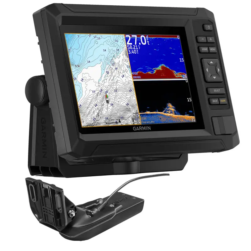 Garmin Echomap Uhd2 74Cv Chartplotter/Fishfinder Combo W/Us Coastal Maps  Gt20-Tm [010-02595-51] 1