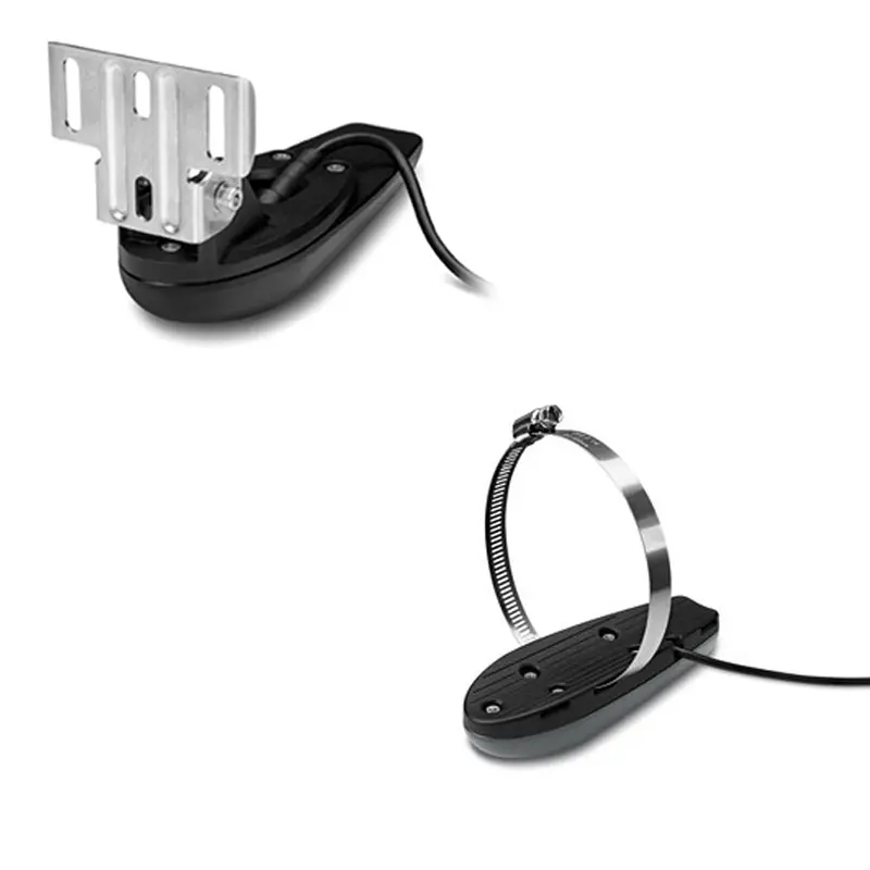 Garmin Gt20-Tm Transom Mount Downvu 500W (Chirp 455/800Khz); Traditional 500W (77/200Khz) Transducer W/Temp - 8-Pin [010-01960-01] 1