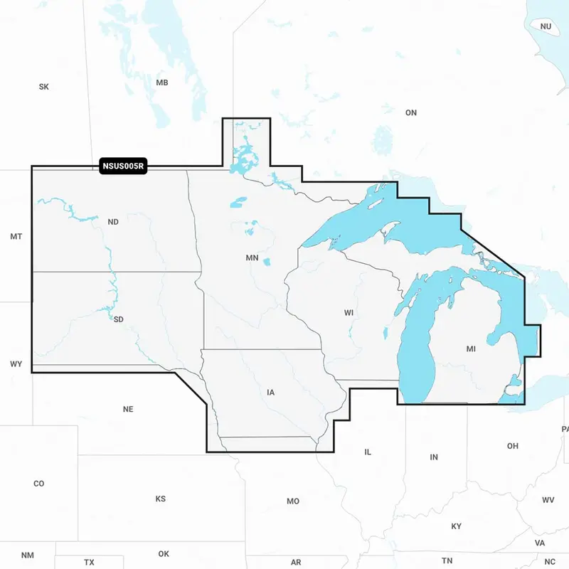 Garmin Navionics+ Nsus005r U.S. North  Great Lakes [010-C1289-20] 1